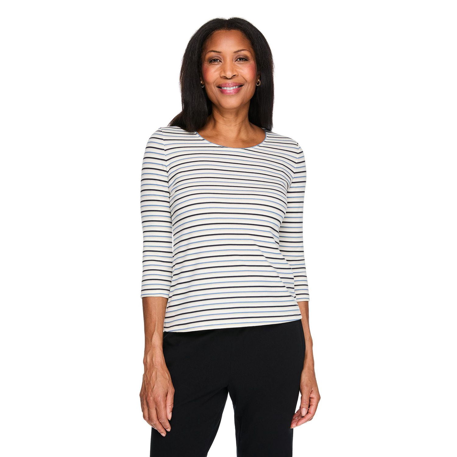 Karen Scott Women's Scoop-Neck Printed T-Shirt