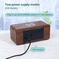 thumbnail image 4 of tumgatte Digital Alarm Clock With Wireless Charging Digital Temperature Humidity Monitor Three Alarms Snooze Alarm Clearance, 4 of 6