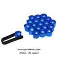 thumbnail image 3 of 20 Pcs de Crampons de Remplacement pour Pneus de Voiture Universels, Accessoires Modifiés, Bleu 21mm, 3 of 6