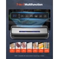 thumbnail image 3 of VEVOR 7-in-1 Vacuum Sealer Machine Fast-Compact Automatic Food Saver 120W Bags & Roll, 3 of 9