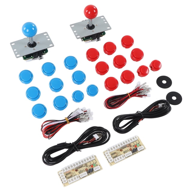 Arcade DIY Parts,2 Player DIY Arcade Arcade Game DIY Parts DIY Games Console Kit Exceptional Craftsmanship