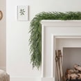 thumbnail image 2 of Holiday Time 9' Unlit Norfolk Christmas Garland, Green, 2 of 4