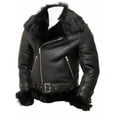 thumbnail image 1 of Blouson Bombardier en Cuir pour Homme, Veste de Vol RAF Noire, Veste Aviateur pour Homme, Veste Aviateur pour Homme Noire, Blouson Bombardier en Cuir pour Homme, Veste de Vol RAF Taille 4TG, 1 of 3