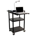 thumbnail image 3 of Luxor 34"H AV Cart - Three Shelves, Front Pullout, 3 of 3