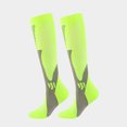 thumbnail image 1 of ziyahi Chaussettes de Football Confortables Respirantes Anti-Humidité Bas de Football Tube Moyen Extensible Sport Extérieur Escalade Randonnée Vert>TTG, 1 of 8