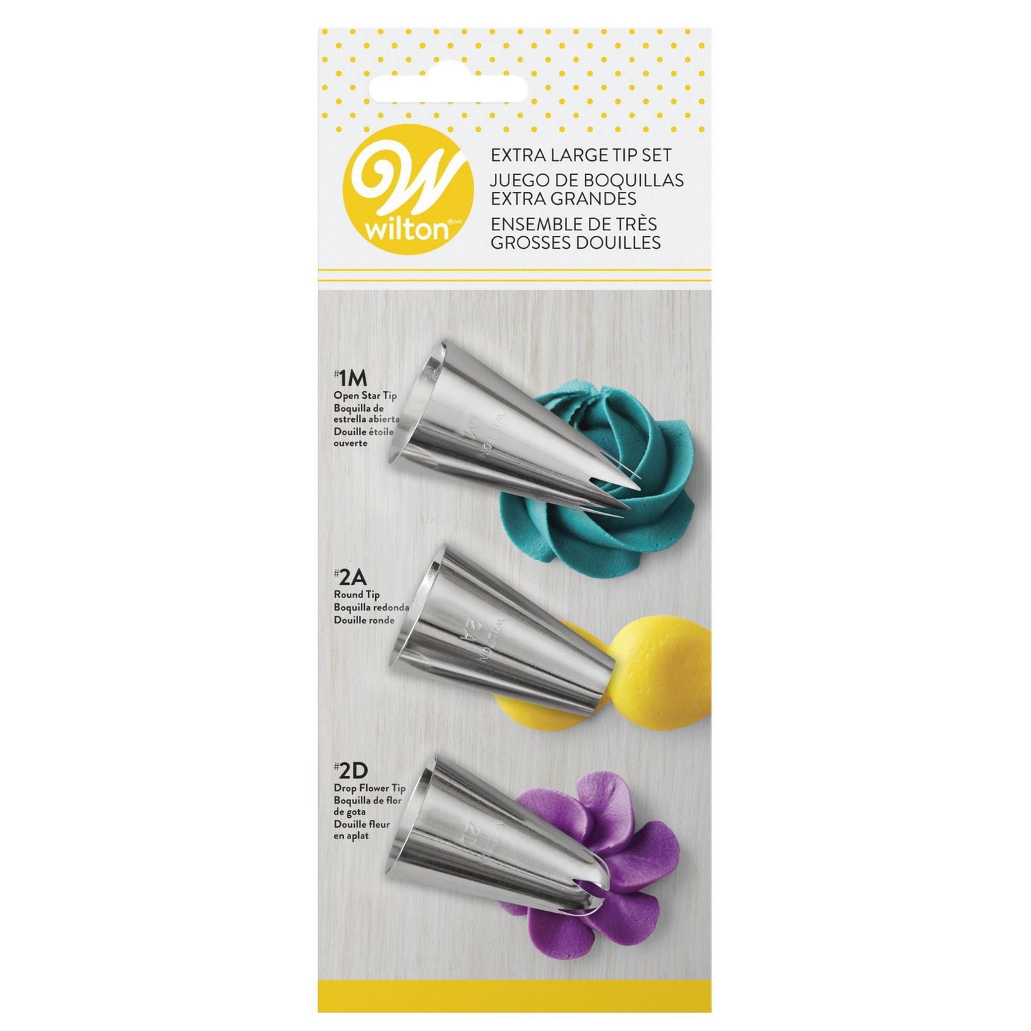 Wilton Extra Large Cake Decorating Tip Set
