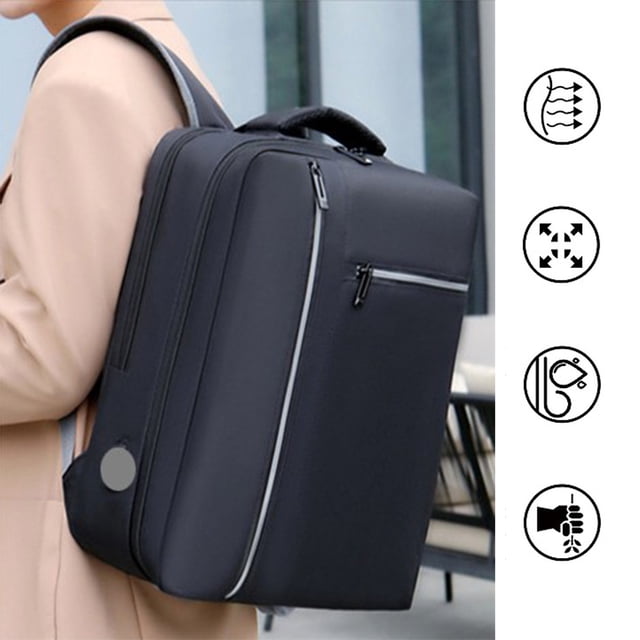 Wzzjkit Shoulder Bag, Laptop Backpack, Backpack with USB Charging Slit for Men Womens, Take Precautions Against Theft College Computer Backpack Fits Laptop and Notebook, Backpack