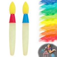 thumbnail image 1 of HEMNJUM Sidewalk Chalk Paint Brush Red/Bule Paint Brush Chalk Set, 1 of 6