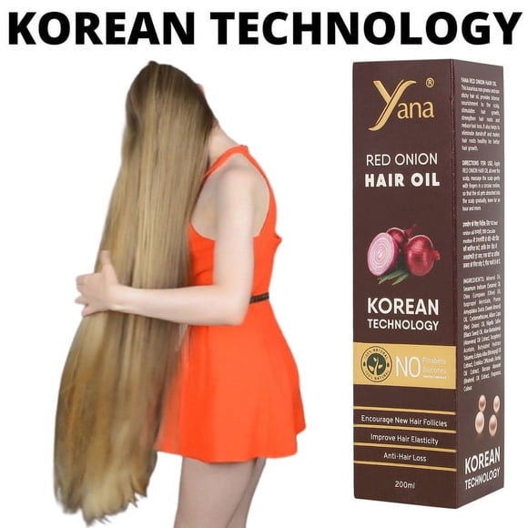 Yana onion hair oil for Anti hair Fall | hair oil | hair oil for black hair | for dry hair |oil for long hair growth | hair oil for long straight hair