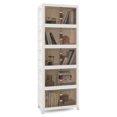thumbnail image 1 of Costway 83.5 Gallons Stackable Storage Bins with Lockable Wheels 5 Pack Folding PP Organizer, 1 of 10
