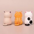 thumbnail image 3 of 1 Pce Modèle de Chats Chanceux Dessin Animé Clin d'Œil Figurine d'Action en Résine Poupée Décoration DIY, 3 of 6
