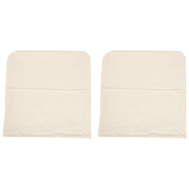2 Pack Organic Reusable Cold Coffee Brew Filters Bag,12 Inch Wine Brewing Filters Eco-Friendly Mesh Cotton Toddy Filter
