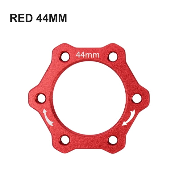 Yimiti 44Mm Bike Rotary Screw Thread Hub Flange Adapter Brake Disc For Rotor Base,Red