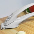 thumbnail image 4 of LSLJS Stainless Steel Iron Garlic Press Plastic Handle Pounding Garlic Press Garlic Puree Kitchen Small Tool Accurate Hole Position Thickened Material, 4 of 6