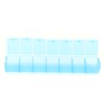 thumbnail image 1 of Travel Repacking Box, Jewelry Storage Box Divide Storage Container 7 Grid Plastic Box  For Store Earrings Necklaces Beads, Finger Rings Blue,Purple,White,Pink, 1 of 8