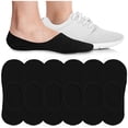 thumbnail image 1 of Ohufall Unisex Socks 6-Pack Ankle Socks Sweat-Absorbent Breathable Invisible Socks, 1 of 3