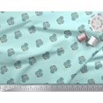 thumbnail image 2 of Soimoi Velvet Fabric Floral Block Print Sewing Fabric Yard 58 Inch Wide, 2 of 5