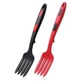 thumbnail image 3 of Binwennn Food Cooker Portable The New Silicone Fork Modern Style Functional Silicone Cooking Fork Spaghetti Fork, 3 of 6