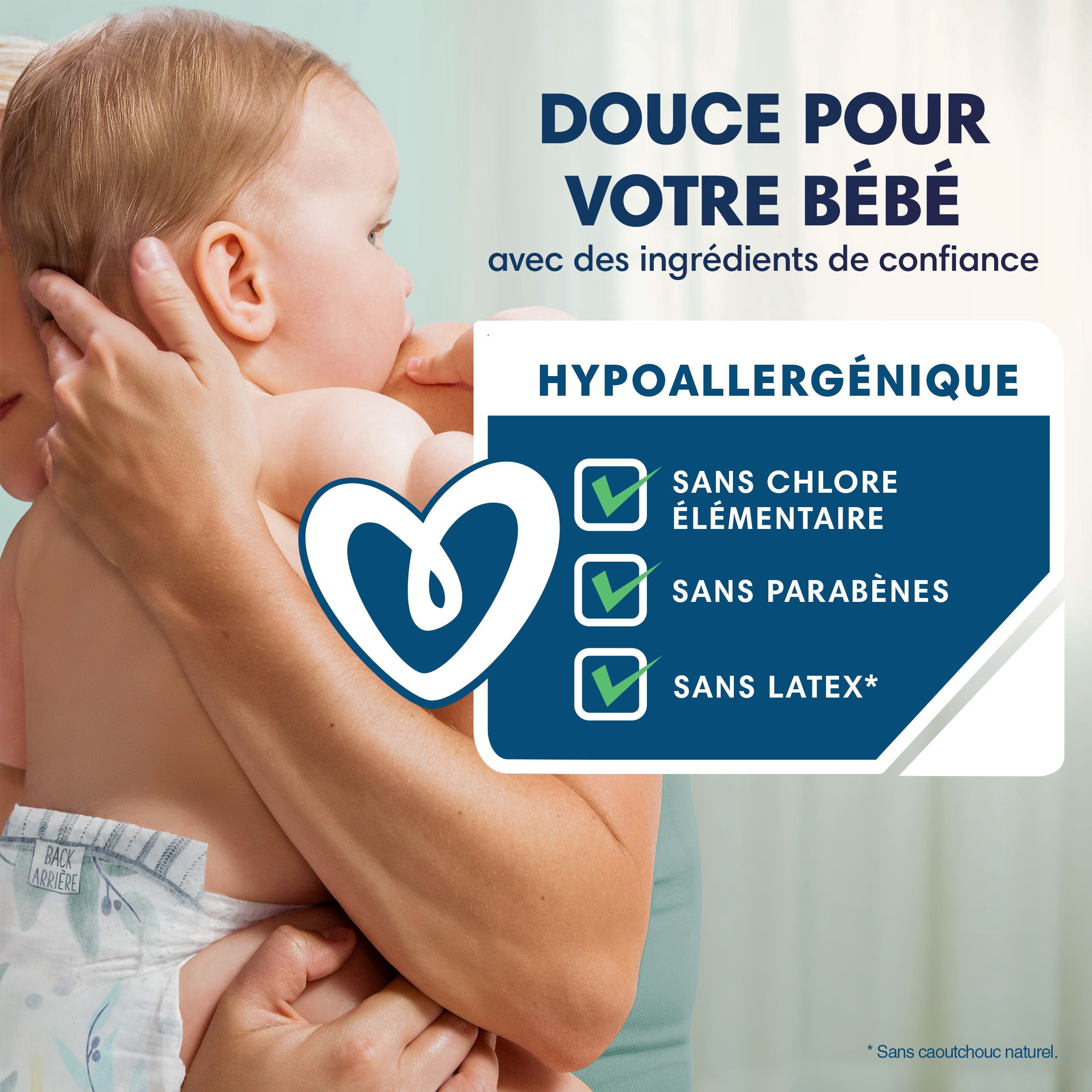 Pampers Pure Couches pour Bébés, Taille 6 (35+ lbs), 42, jusqu'à 100 % Anti-Fuites, Couches Douces Hypoallergéniques de Qualité Supérieure