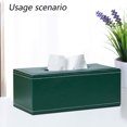 thumbnail image 4 of Leather tissue box cover rectangular square tissue box rack, 4 of 5