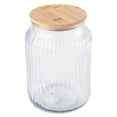 thumbnail image 1 of Thyme & Table 3.4L Large Glass Ribbed Jar, 1 of 5