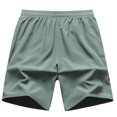 thumbnail image 3 of AherBiu Mens Athletic Shorts Summer Quick Dry Lightweight Basketball Workout Running Shorts with Pockets, 3 of 8