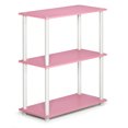 thumbnail image 1 of Furinno Turn-N-Tube Étagère de Présentation Compacte Polyvalente à 3 Niveaux, Rose/blanc, 10024PI/WH, 1 of 3