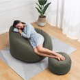 thumbnail image 4 of ALING Housse de Fauteuil Poire Housse de Canapé Sofa Intérieur de Repos pour Adultes Enfants Seulement Housse de Fauteuil Poire Housse de Meuble Canapé (Remplissage Non Inclus), 4 of 5