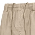 thumbnail image 4 of hoksml Shorts Cargo Extensibles pour Hommes Couleur Unie Extérieur Décontracté Intérieur à Cordon Classique Shorts Cargo de Randonnée avec Multiples Poches Liquidation Été 2025, 4 of 8
