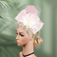 thumbnail image 3 of Bonnet de Fête Fascinator Style Royal Décoratif Beau Rétro Ball Parti Chapeau de Tête Décor, 3 of 5