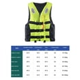 thumbnail image 4 of S SERENABLE 360 degree Reflective Life Jacket Swimwear Swim Vest for Floating Kayaking Rafting L Yellow, 4 of 9