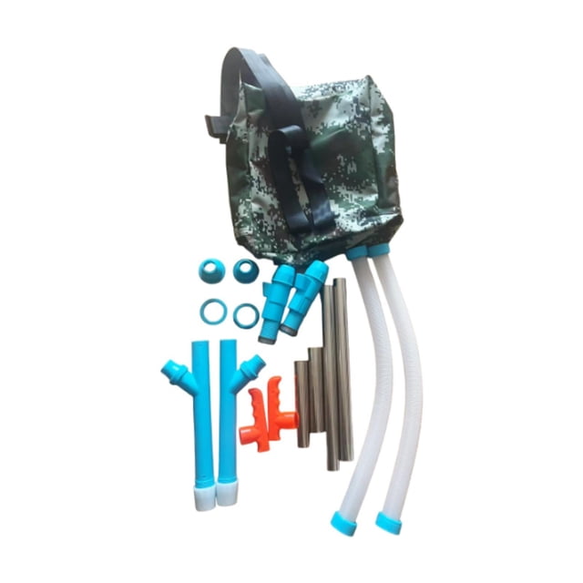 Almencla Fertilizer Spreader with Backpack Agricultural Garden Fertilizer Distributor Stainless Steel