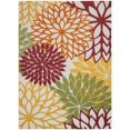 thumbnail image 1 of homeroots Décoration Intérieure 384685 Tapis d'Aire Intérieur Extérieur Rouge Récolte Chaude 8 Pieds x 11 Pieds, 1 of 1