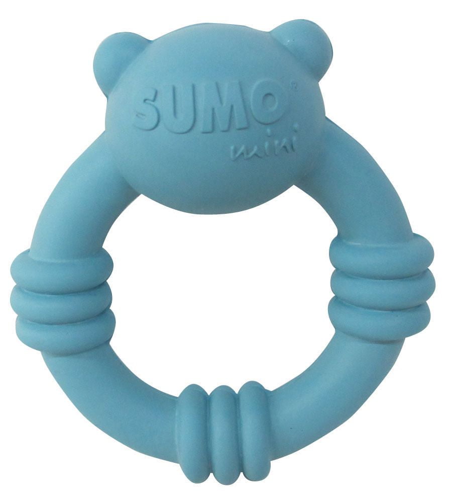 Jouet anneau en caoutchouc pour chiens - mini sumo