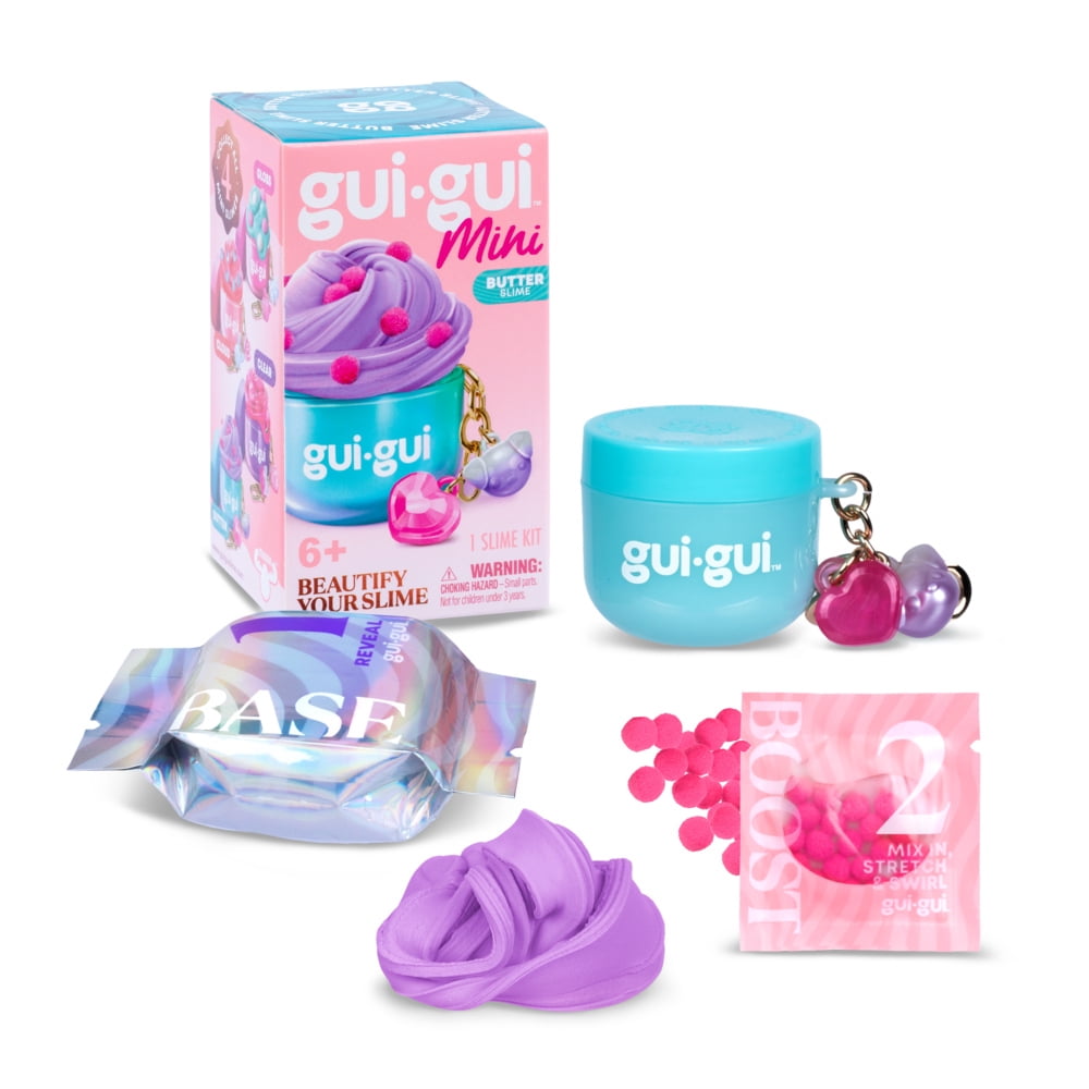Gui Gui Mini Jar Beautify Your Slime, 4 Mini Jars to Collect