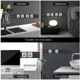 thumbnail image 2 of Labymos Electrical Outlet Track Surface Mounted Power Outlet Track 60cm Aluminum Alloy Kitchen Sockets, 2 of 8