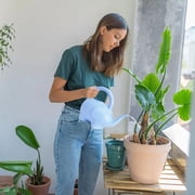 Lisbinx Elephant Shaped Plastic Watering Can, Small Indoor Outdoor Garden Plants Water Pot, 1.5 L Capacity, Lightweight Durable Spout, 23.5 x 20.5 x 13 cm