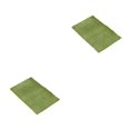 thumbnail image 4 of Youkk Polyester Chenille Bath Mat - Strong Water Absorption Exquisite Crafted Soft Texture No Shedding Yellow Green 40cm*60cm 2Set, 4 of 6