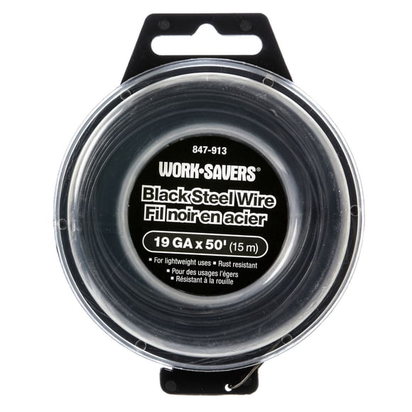 Worksavers Black Steel Wire