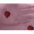 thumbnail image 4 of oneOone Georgette Viscose Fabric Strawberry Fruit Printed Fabric 1 Yard 42 Inch Wide, 4 of 4