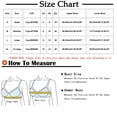 thumbnail image 3 of Yuyuzo Womens Bras Full Coverage Gathering No Underwire Push up Adjustable Strap Everyday Bralettes, 3 of 3