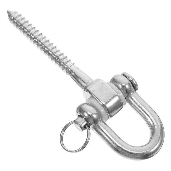 SHISUYAN Heavy Duty Stainless Steel Swing Hooks Smooth Swivel Hooks Hammocks Hangers For Porch Patio Playground Swing Punching Bags