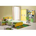 thumbnail image 2 of Tapis rectangle amusant pour enfant Paix et harmonie multicolore nylon, 2 of 2