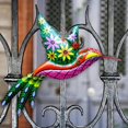 thumbnail image 4 of Metal Hummingbird Wall Art Decor 3D Outdoor Bird Garden Wall Decorations, Iron D, 4 of 8