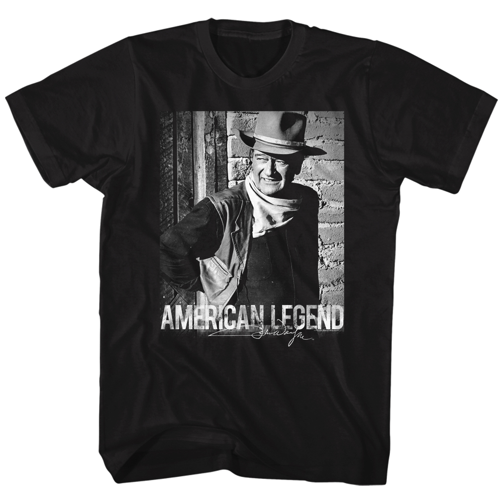 John Wayne Hollywood Icon Actor American Legend Adult T-Shirt Tee