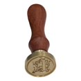 thumbnail image 1 of WHEANG Home Decor Fire Lacquer Seal Retro English Letter Copper Headquets Seal Wax Hand Account Seal and Copper Chapter Bronze Head One Size Multi-Color, 1 of 4