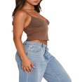 thumbnail image 3 of Womens Y2k Backless Top Sleeveless Strappy Lace Tube Top Tanks Camisole Fashion Going Out Tops Basic Crop Tops, 3 of 6
