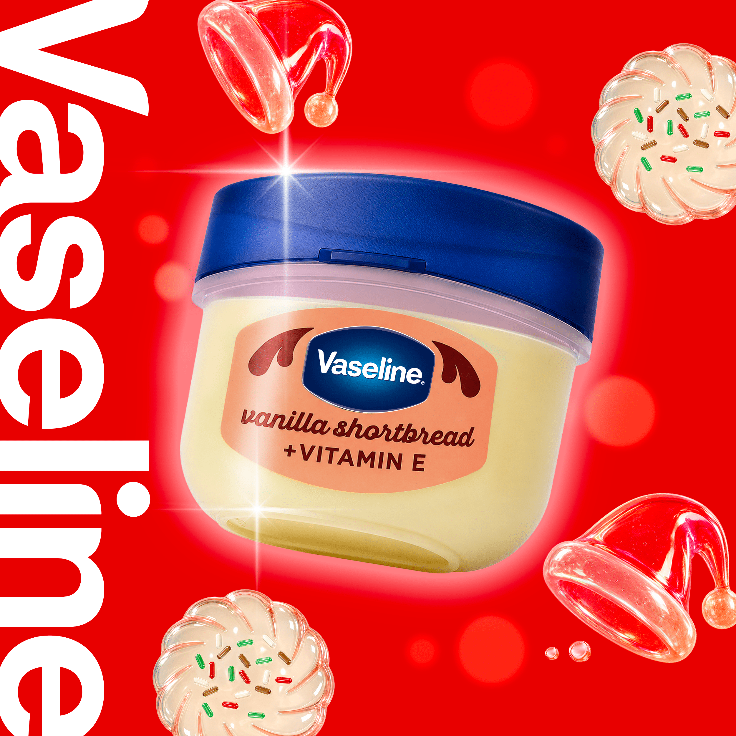 Vaseline Thérapie des lèvres Cutie Jar 7g Sablés Coffret cadeau