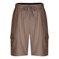 thumbnail image 4 of Birdeem Mens Shorts Mens Summer Leisure Comfortable Button Pocket Elastic Waist Shorts, 4 of 10