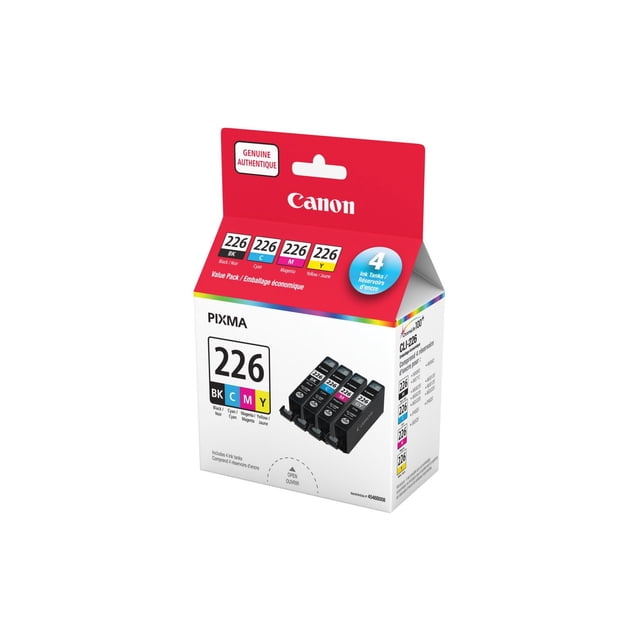Pack économique d'encre couleur CMJ Canon CLI-226 BK